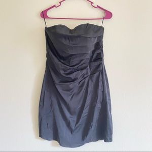 Express Strapless Black Cocktail Dress